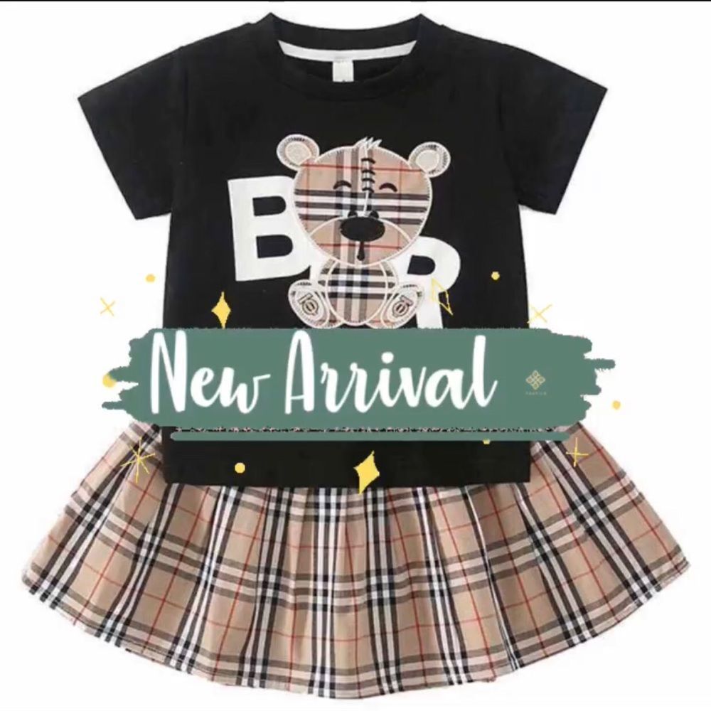 Girls Bear sets (top & skirt) sizes 5T and 6